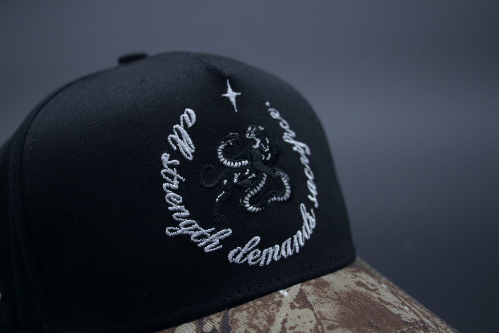 Battle Camo Hat (black)